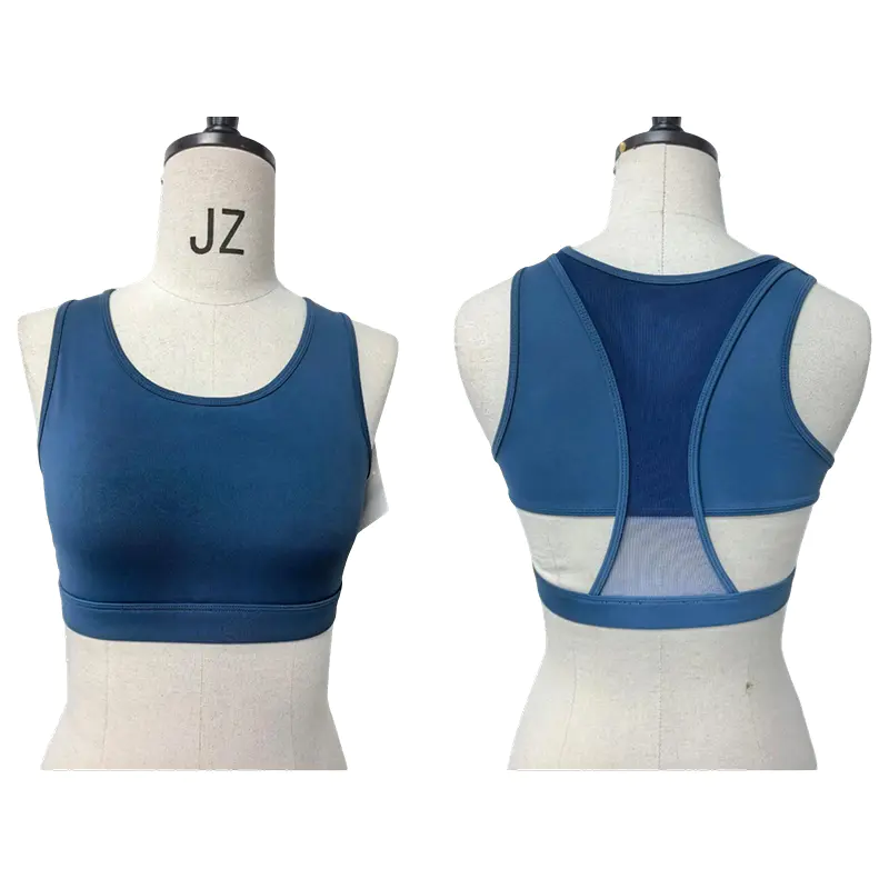 女性用メッシュスポーツブラ